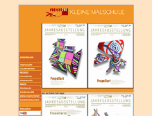 Tablet Screenshot of kleinemalschule-zke.de